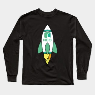 Neo To The Moon Rocket Long Sleeve T-Shirt